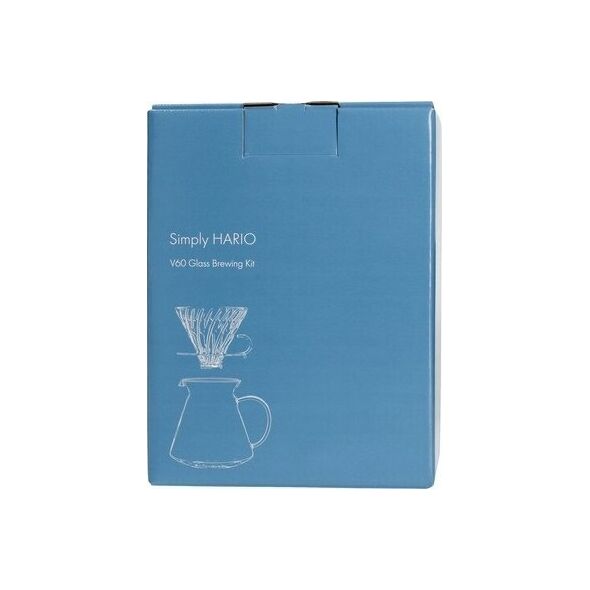 Hario Hario - V60 Glass Brewing Kit - Zestaw szklany dripper + serwer + filtry