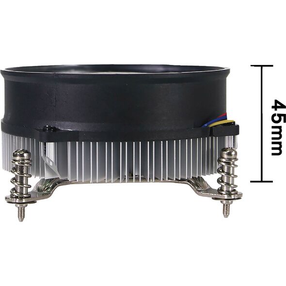 Ψύξη CPU Titan Titan DC-HA21TZ/RPW CPU Cooler για Intel Socket LGA1700, Σχεδιασμός Χαμηλού Προφίλ (95W)