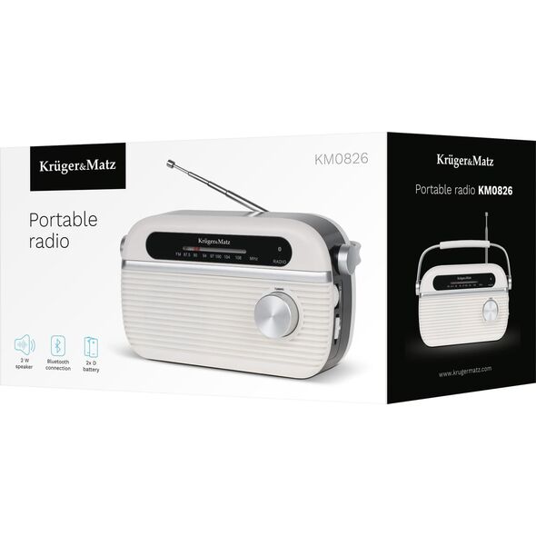 Radio LP Radio przenośne analogowe Kruger&Matz model KM0826