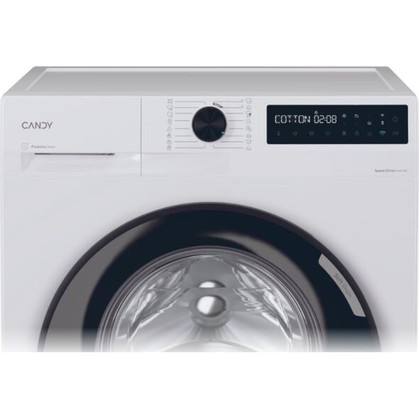 Pralka Candy Candy Washing Machine | BR 48B6-S | Energy efficiency class A | Front loading | Washing capacity 8 kg | 1400 RPM | Depth 53 cm | Width 60 cm | Display | LCD | Steam function | Wi-Fi | White