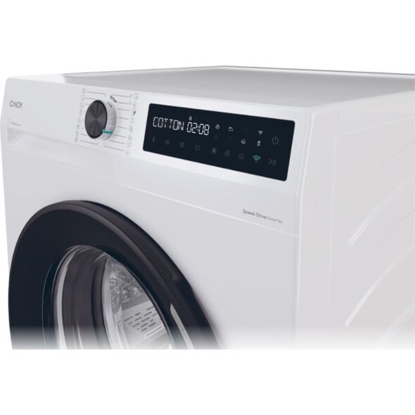 Pralka Candy Candy Washing Machine | BR 48B6-S | Energy efficiency class A | Front loading | Washing capacity 8 kg | 1400 RPM | Depth 53 cm | Width 60 cm | Display | LCD | Steam function | Wi-Fi | White