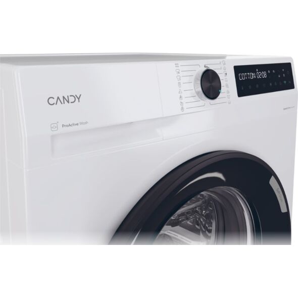 Pralka Candy Candy Washing Machine | BR 48B6-S | Energy efficiency class A | Front loading | Washing capacity 8 kg | 1400 RPM | Depth 53 cm | Width 60 cm | Display | LCD | Steam function | Wi-Fi | White