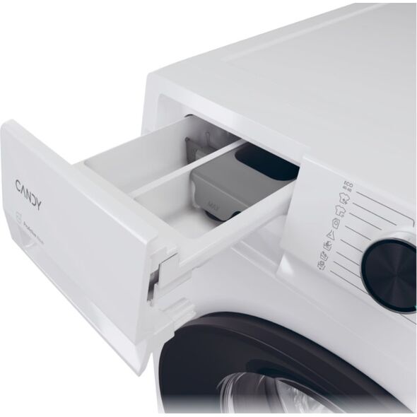 Pralka Candy Candy Washing Machine | BR 48B6-S | Energy efficiency class A | Front loading | Washing capacity 8 kg | 1400 RPM | Depth 53 cm | Width 60 cm | Display | LCD | Steam function | Wi-Fi | White
