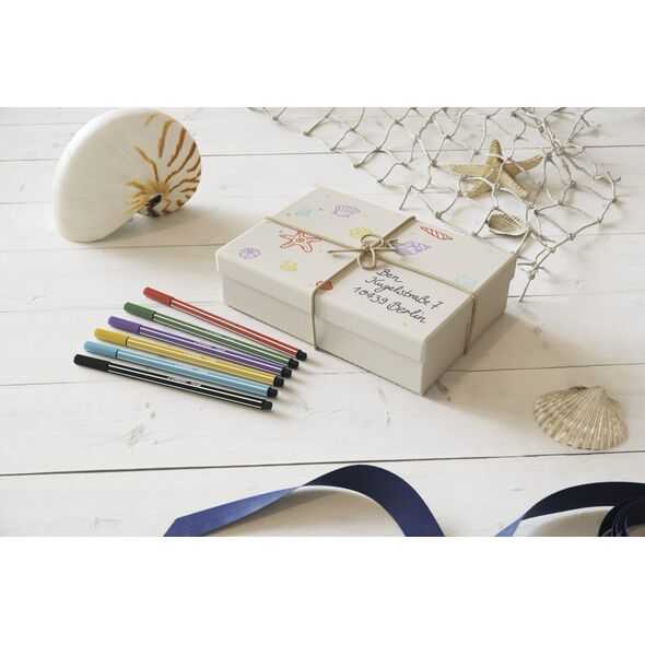 STABILO ColorParade 20 Pen 68, 20 colours, Multicolour, Bullet tip, 1 mm, Multicolour, Hexagonal