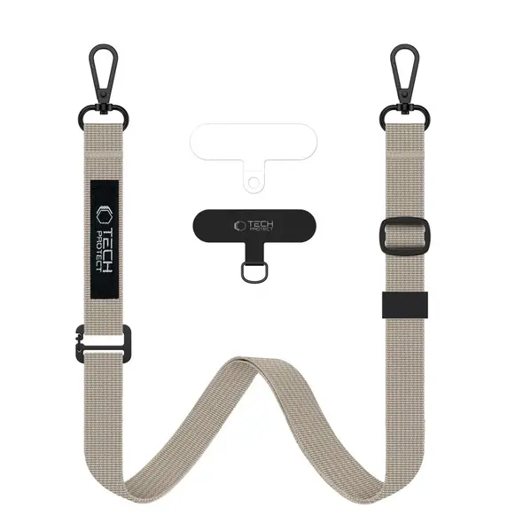 Tech-Protect C6S Rope Crossbody Cosmic Latte