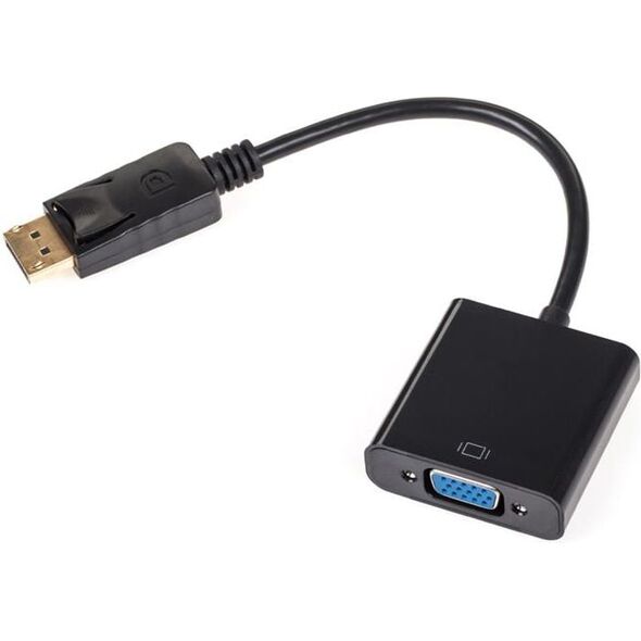 Adapter AV LechPol HDMI - D-Sub (VGA) + Jack 3.5mm czarny (KOM0843)