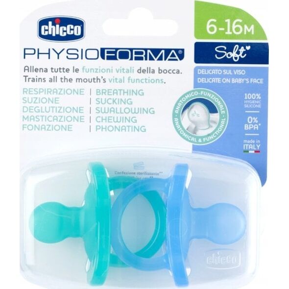CHICCO-7308721-SMOCZEK PF SOFT BLUE        6-16M 2SZT