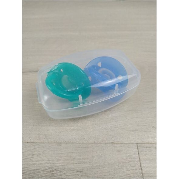 CHICCO-7308721-SMOCZEK PF SOFT BLUE        6-16M 2SZT