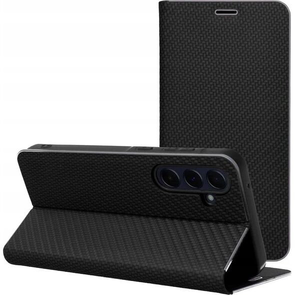 Kabura LUNA Book Carbon do XIAOMI Redmi Note 14 5G czarny