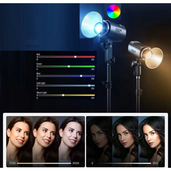 Lampa Studyjna Oświetleniowa Video Led Rgb 150w Bluetooth / Neewer Ms150c