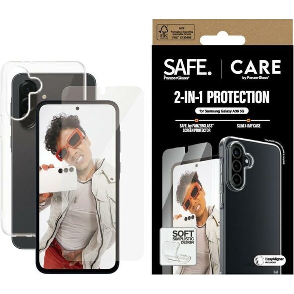 Zestaw ochronny CARE by PanzerGlass       Fashion 2w1 Etui+Szkło do Samsung Galaxy A36 5G