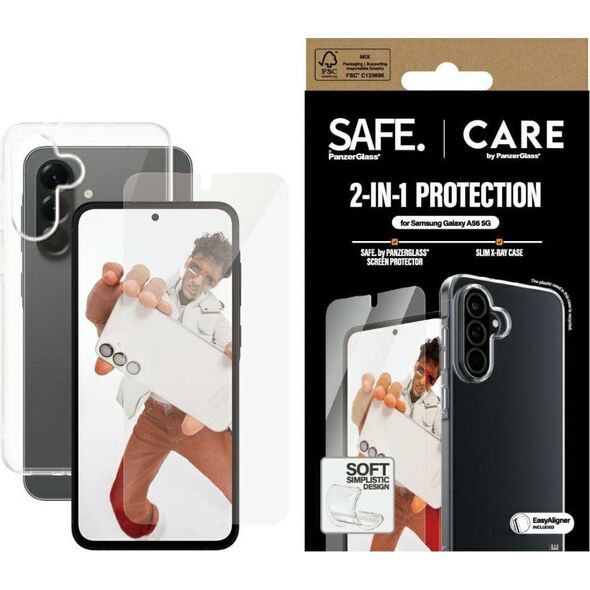 Zestaw ochronny CARE by PanzerGlass       Fashion 2w1 Etui+Szkło do Samsung Galaxy A56 5G