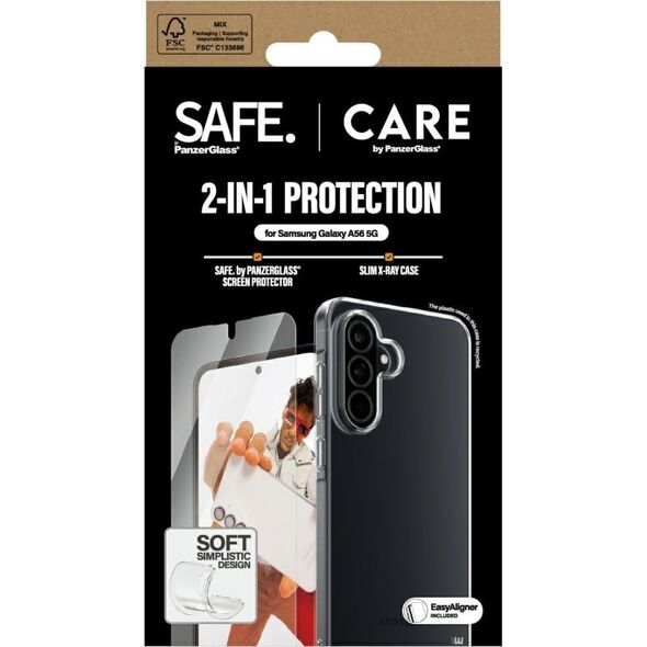 Zestaw ochronny CARE by PanzerGlass       Fashion 2w1 Etui+Szkło do Samsung Galaxy A56 5G
