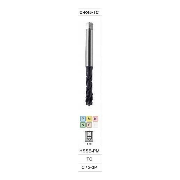 Fanar GWINTOWNIK M 8 DIN-371C R45 (6H) HSSE-PM TICN S-NC