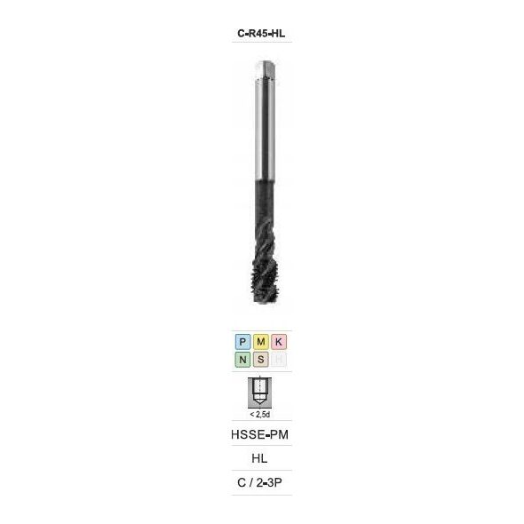 Fanar GWINTOWNIK M24 DIN-376C R45 (6XH) HSSE-PM HL MASTERTAP