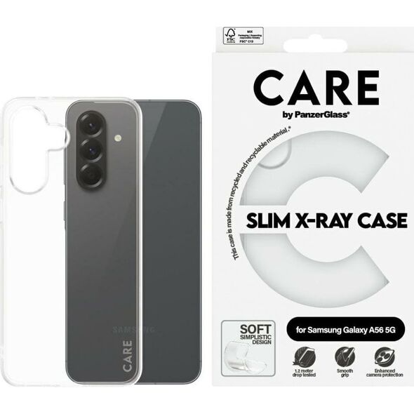 Etui CARE by PanzerGlass Fashion X-Ray    do Samsung Galaxy A56 5G przezroczysty