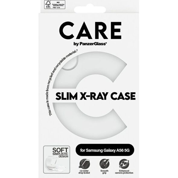 Etui CARE by PanzerGlass Fashion X-Ray    do Samsung Galaxy A56 5G przezroczysty