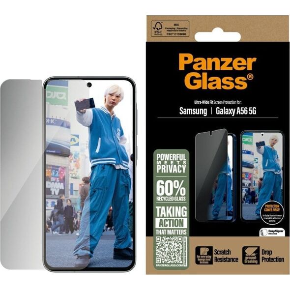 Szkło prywatyzujące PanzerGlass           Ultra-Wide Fit do Samsung Galaxy A56 5G