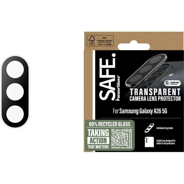 Szkło hartowane na obiektyw SAFE by       PanzerGlass Rings Lens Protector do Samsung Galaxy A26 5G przezroczysty