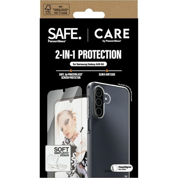 Zestaw ochronny CARE by PanzerGlass       Fashion 2w1 Etui+Szkło do Samsung Galaxy A26 5G