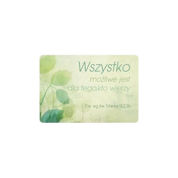 Szaron Magnes na lodówkę - Wszystko jest możliwe
