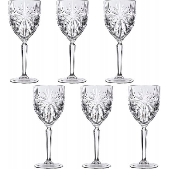Crystal wine glasses RCR OASIS, 230 ml, 6 pcs.