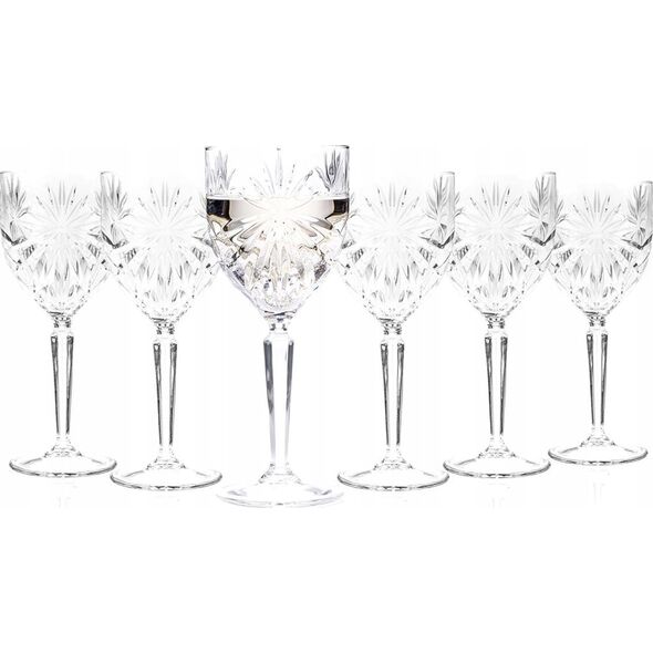 Crystal wine glasses RCR OASIS, 230 ml, 6 pcs.