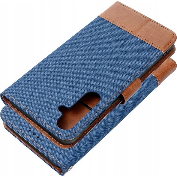 Kabura JEANS Book do XIAOMI Redmi NOTE 14 4G (GLOBAL - 163.25mm x 76.55mm x 8.16mm) niebieski