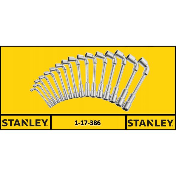 Σετ εργαλείων STANLEY Σετ 16 τεμαχίων κλειδιών σωλήνων 6/12 διάτρητων ματ STANLEY - 1-17-386 - 1-17-386