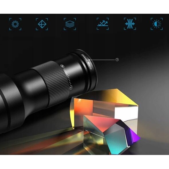 Zestaw Obiektywów APEXEL 2w1 Obiektyw TELE 6x + Makro 150mm do Telefonu / APL-TM6