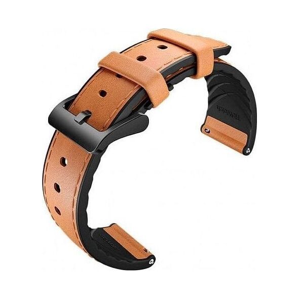 Δερμάτινο λουράκι Mobvoi για Ticwatch Pro καφέ