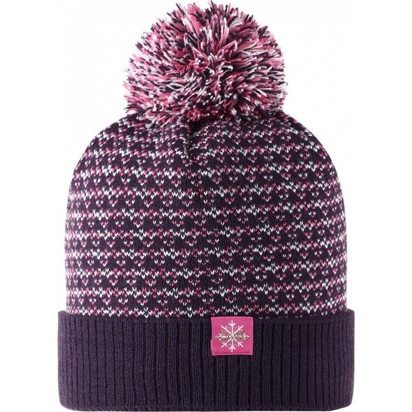 Lassie by Reima LASSIE Beanie Rebeca Dark plum 728783-4951-46/48