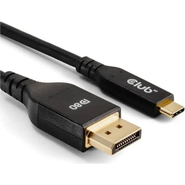 Καλώδιο Club 3D Club3D Καλώδιο USB Τύπου C DP 2.1 1μ 10K60Hz St/St λιανική