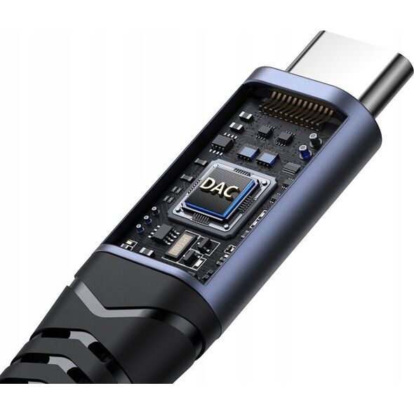 Adapter AV Joyroom Adapter DAC 2w1 Joyroom SY-C03 USB-C do 2x USB-C - czarny