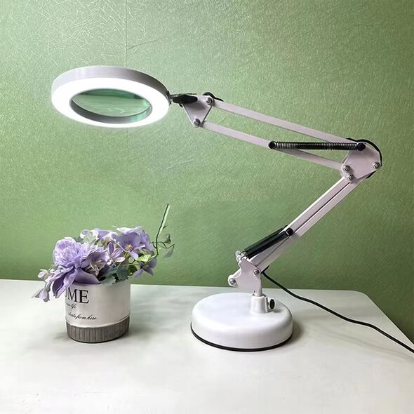 Lampka biurkowa Blow 44-168# Lampka biurkowa led lb-23 biała