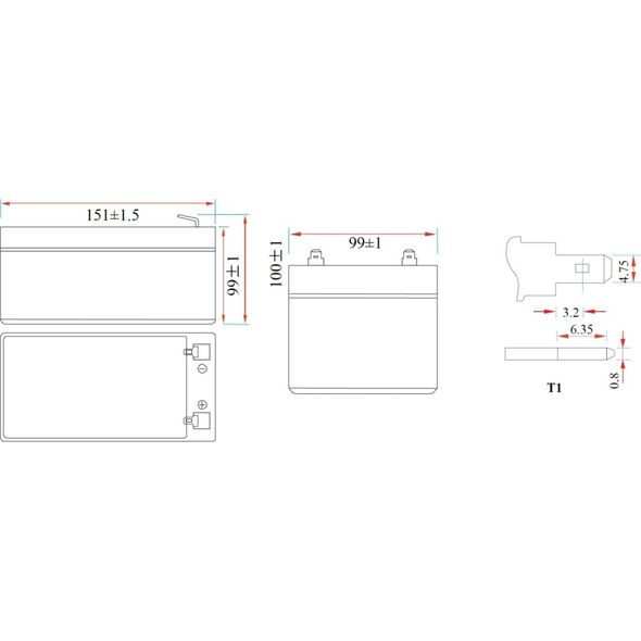 AKUMULATOR 12.8V/12AH/LIFEPO4-MWLJ MW Power