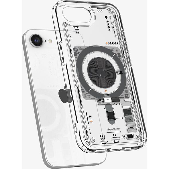 SPIGEN futerał ULTRA HYBRID MAG kompatybilny z MagSafe do IPHONE SE 4 2025 neo one