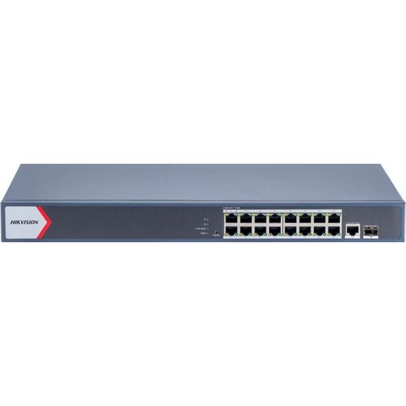 SWITCH POE DS-3E1518P-EI(V2) 16-PORTOWY SFP Hikvision