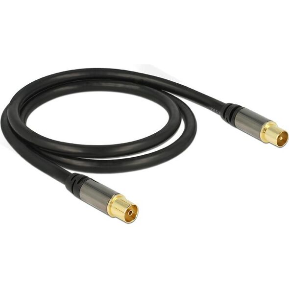 Kabel Delock Antenowy 1m czarny (88922)