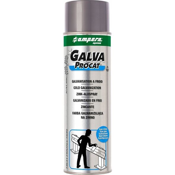 FARBA GALWANIZUJĄCA GALVA-PROCAT SPRAY 500 ml SUPER POŁYSK AMPERE