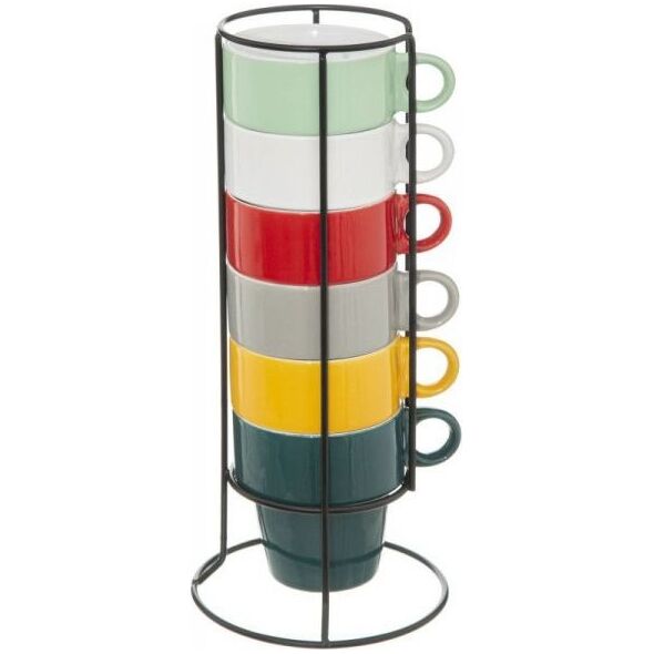Dekoracja domu Komplet 6 filiżanek Colorama 260 ml