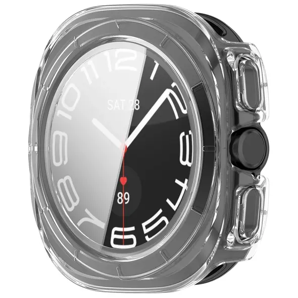 Bizon Case+Glass Watch Samsung Galaxy Watch Ultra 47 mm clear