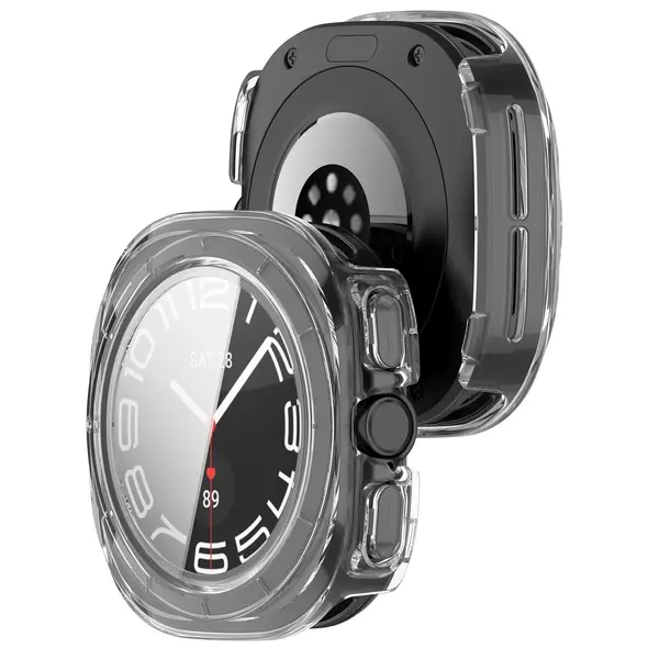Bizon Case+Glass Watch Samsung Galaxy Watch Ultra 47 mm clear
