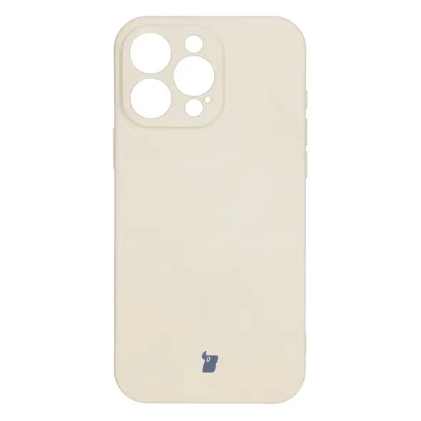 Bizon Case Silicone Magnetic Apple iPhone 16 Pro beige