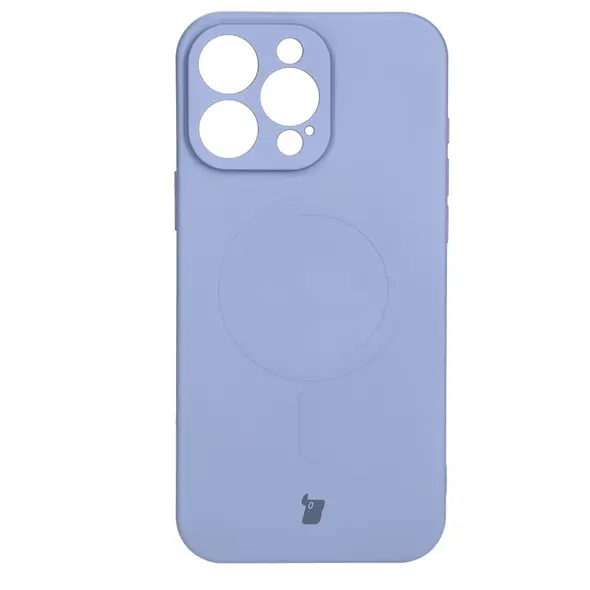 Bizon Case Silicone Magnetic Apple iPhone 16 Pro grey