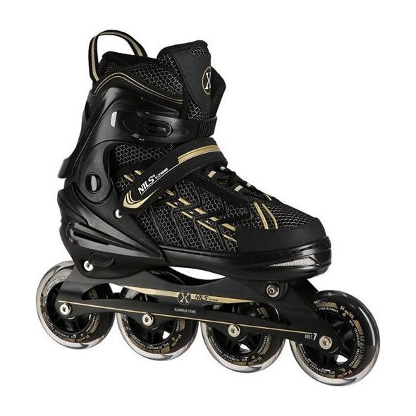 Nils Extreme NA1128 CZARNO-ZŁOTE ROZM. XL(43-45) ŁYŻWOROLKI NILS EXTREME