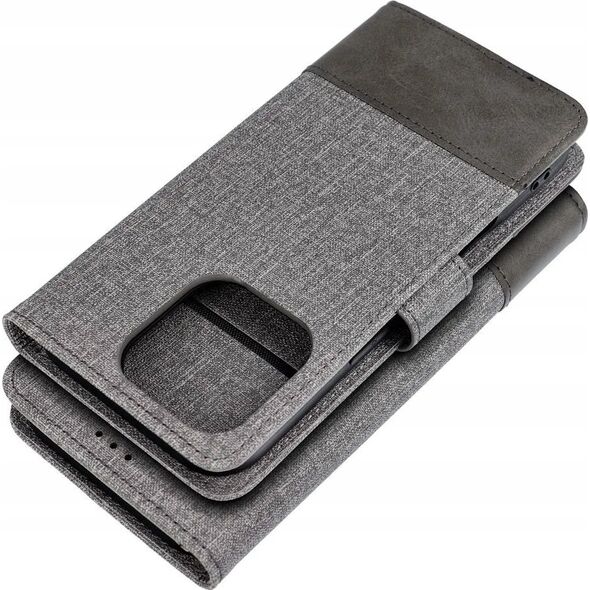 Kabura GOMMA Book do XIAOMI Redmi NOTE 14 4G (GLOBAL - 163.25mm x 76.55mm x 8.16mm) szary