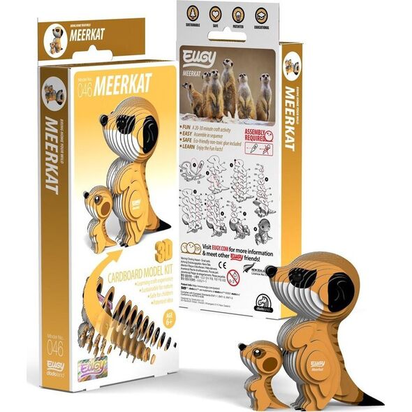 Fat Brain Toys Surykatka Eugy. Eko Układanka 3D