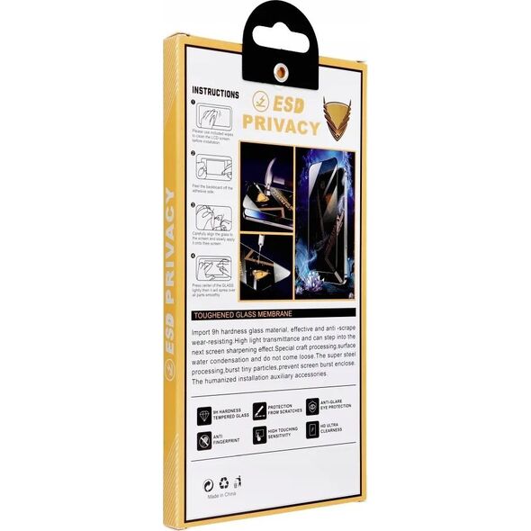 Szkło Hartowane OG Premium Privacy Glass - do Samsung Galaxy A26 5G czarny