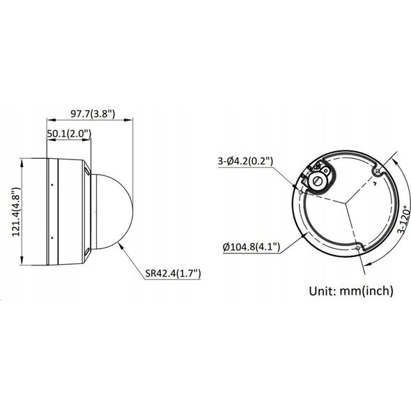 KAMERA WANDALOODPORNA IP DS-2CD2147G2H-LISU(2.8MM)(EF) Smart Hybrid Light ColorVu - 4 Mpx Hikvision
